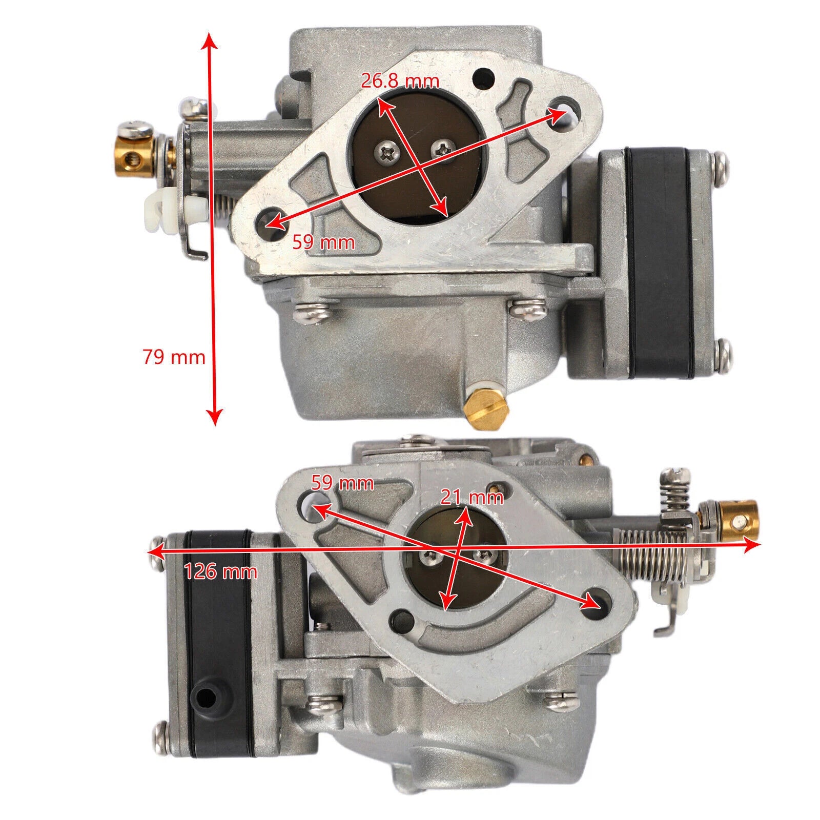 Carburetor Assembly 812648 for Mercury T9 (Outboard Engine)