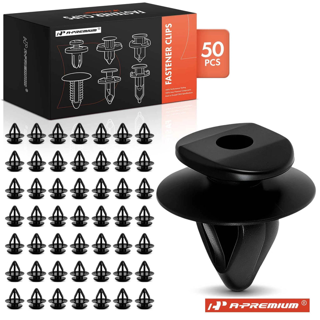 50Pcs Nylon Lower Exterior Trim Molding Clip for Subaru