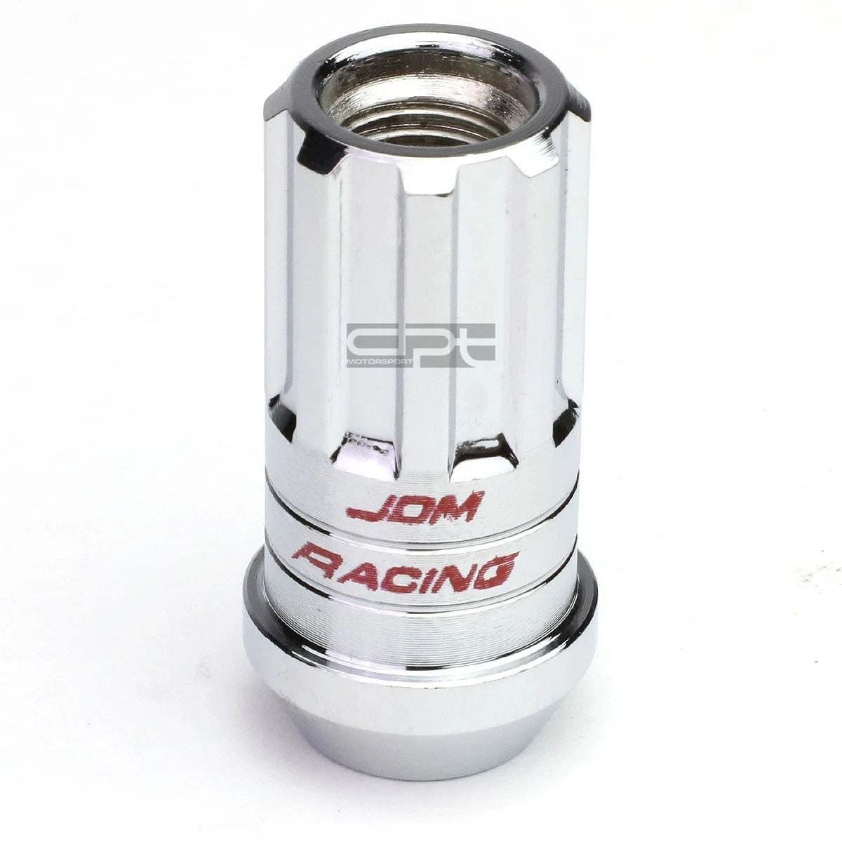 Set of 16 Open-End Aluminum Lug Nuts + Key + Adapter M12x1.5 25mm OD/45mm Tall