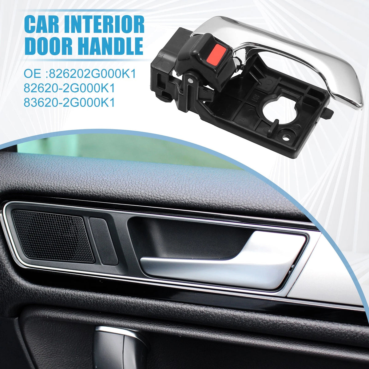 Right Interior Door Handle for Kia Optima (2006–2008) No. 826202G000K1, 82620-2G000K1