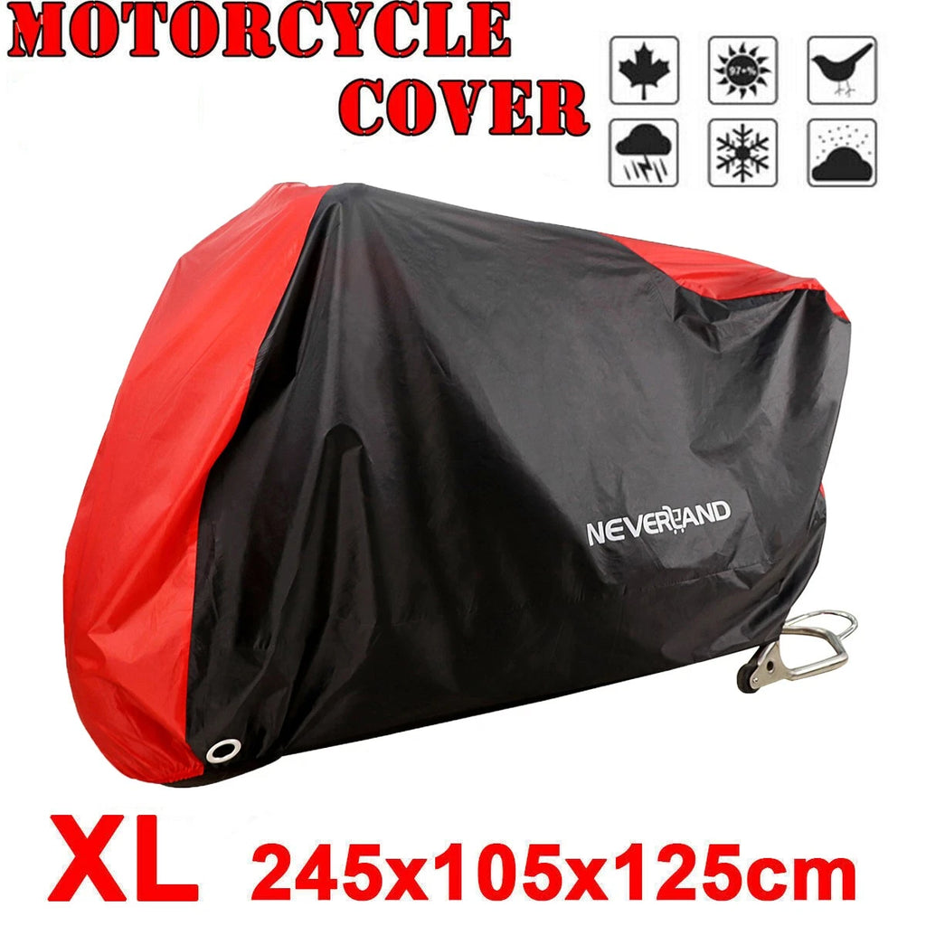Motorcycle Bike Cover for XL Scooter (Waterproof, Outdoor, UV Protects)