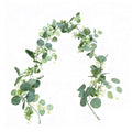 Set of 4 Green Artificial Rattan Vine Plants 180CM for Indoor Decoration