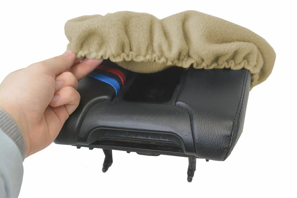 Armrest Cover Protector for BMW E39 (1997–2003) Beige Fleece