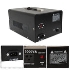 Voltage Transformer 3000W Step Up/Down Converter for US (110-240V)