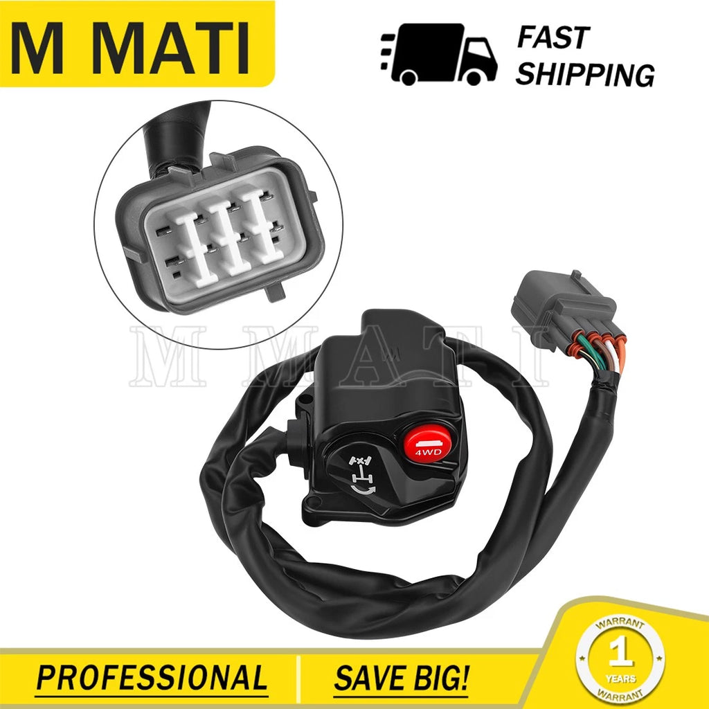 Differential Lock 4x4 Switch Throttle 35400-HR6-A61 for Honda TRX500 TRX520 (2005–2021)