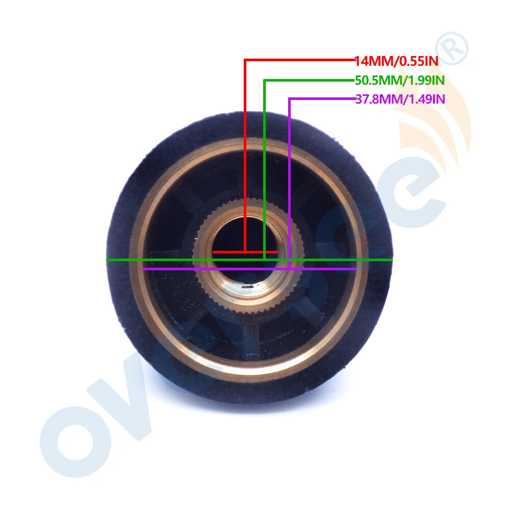Propeller Nut 676-45616 676-45616-01 for Yamaha Outboard E40G (MU-1)