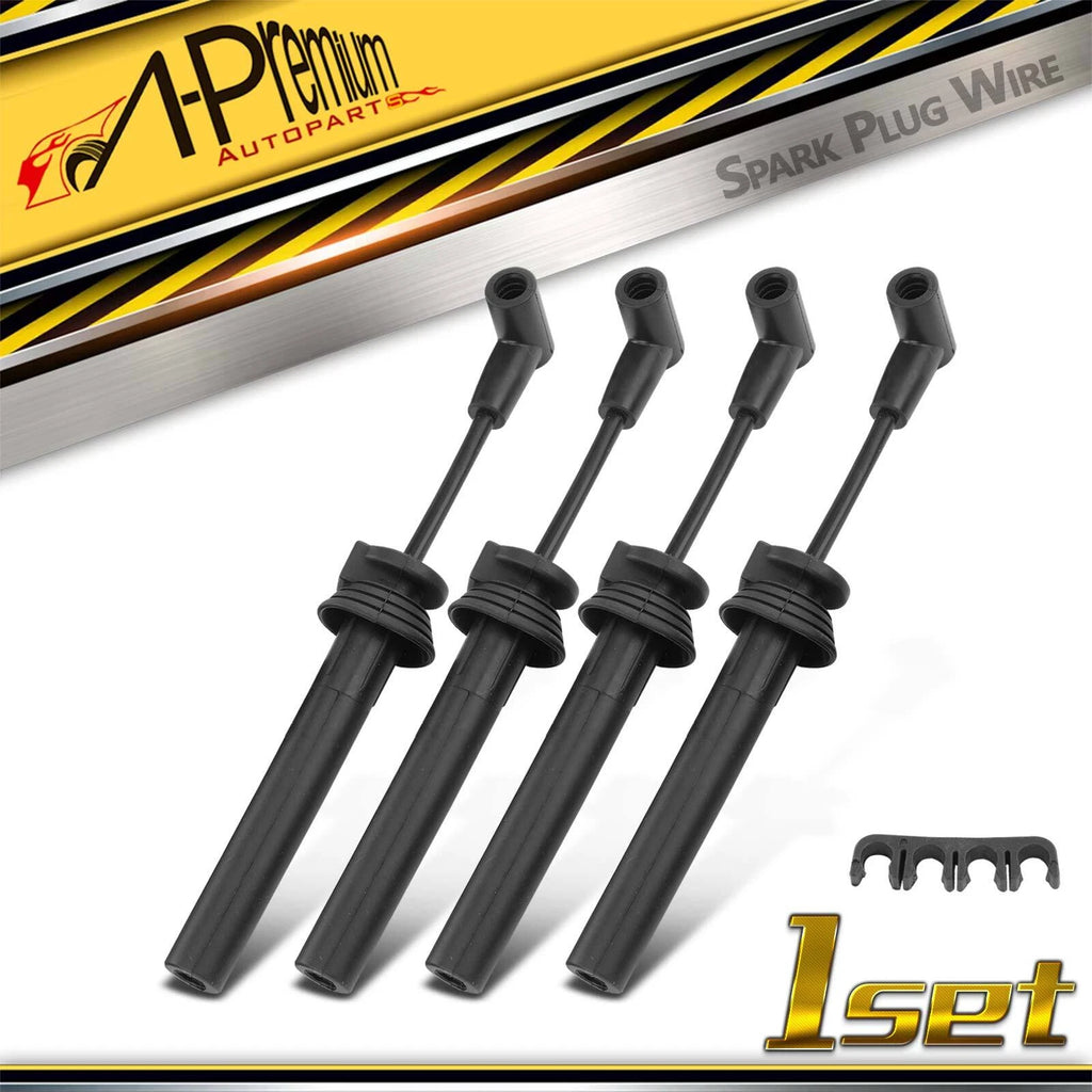 Set of 4 Spark Plug Wire Set for Chrysler Sebring, Dodge Caravan (1995–1999)