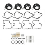 Set of 4 Carburetor Repair Kit Diaphragm Gasket for Honda CBR600F4 (1999–2000)