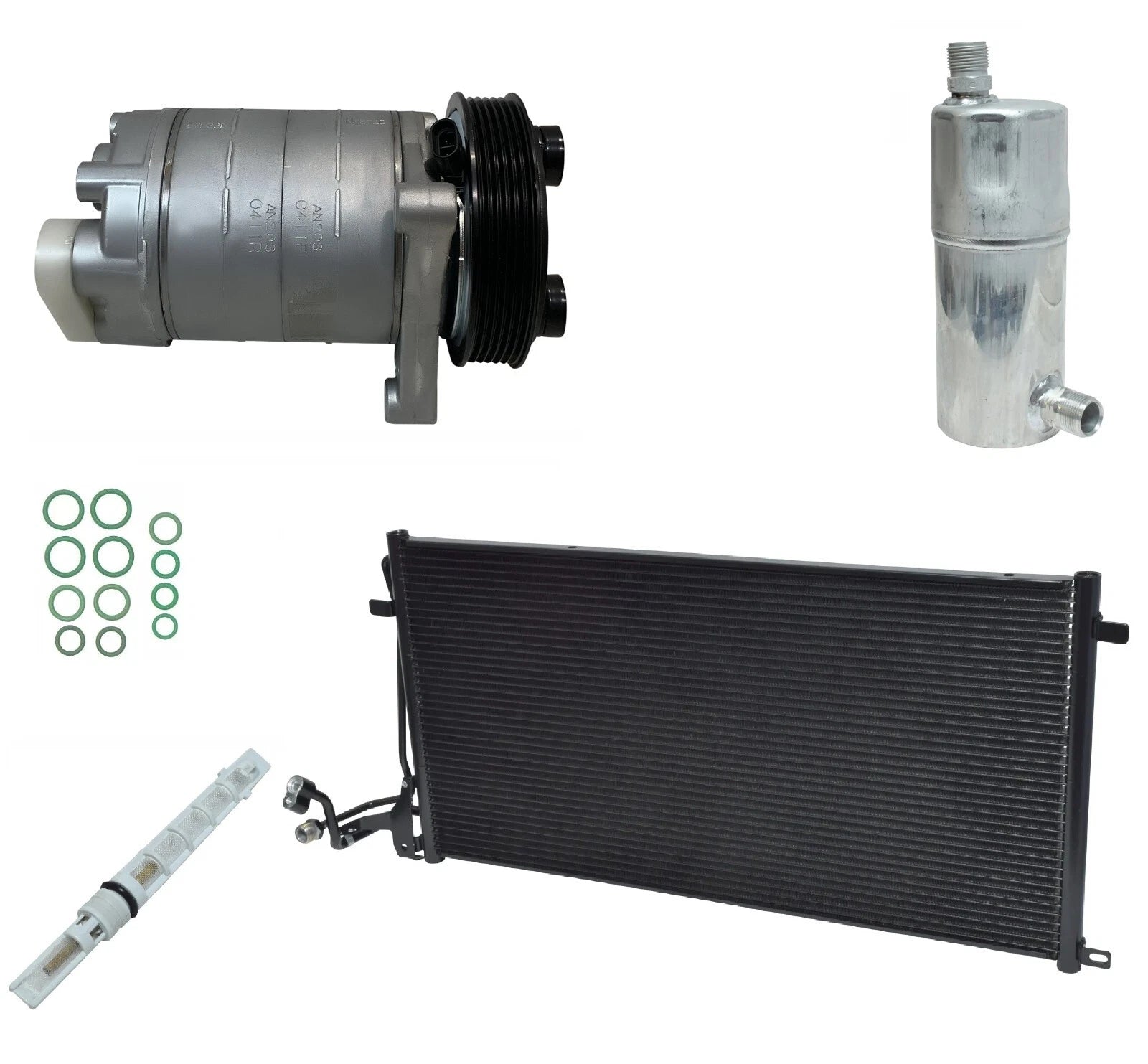 AC Compressor Kit With Condenser Replacement for Oldsmobile Aurora 4.0L (1995–1995)