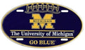 University of Michigan Oval Football License Plate for Car Truck