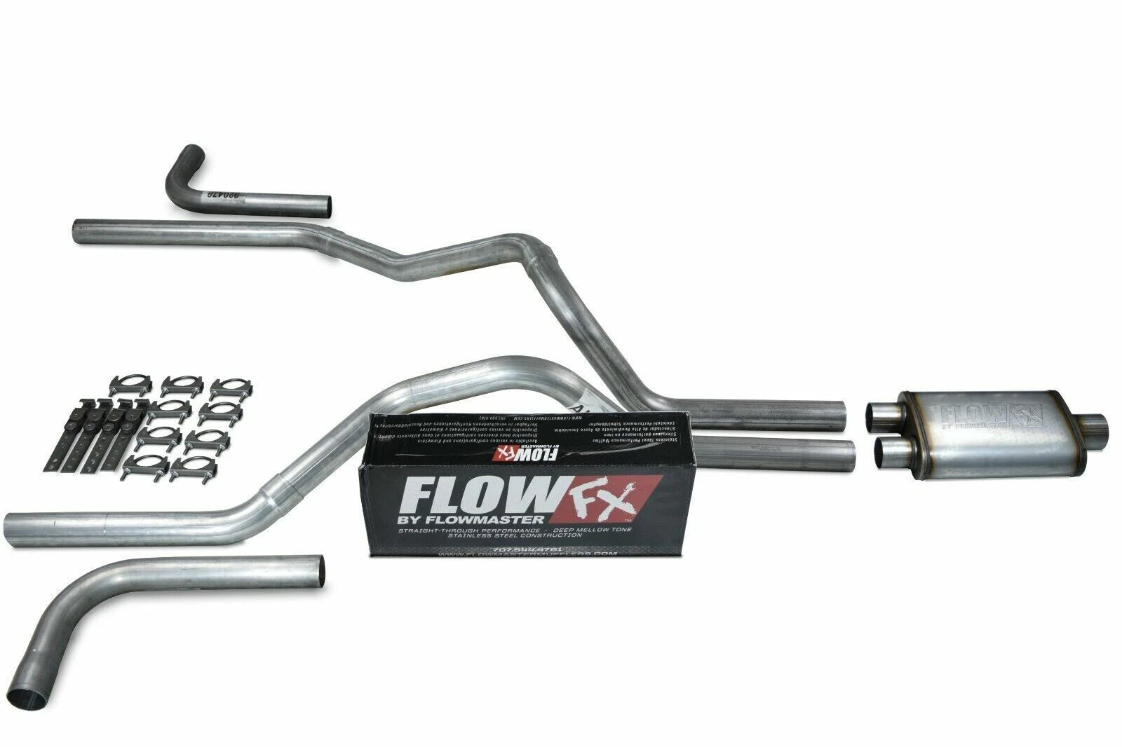 2.5" Dual Exhaust Kit for Ford F150 (2021–2025) Flowmaster Flow FX Side Exit