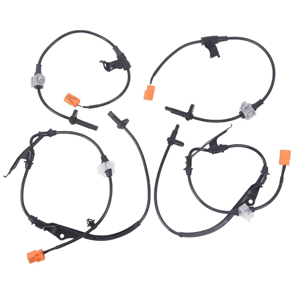 Set of 4 ABS Speed Sensors for Acura TSX (2004–2008) Honda Accord (2003–2007)
