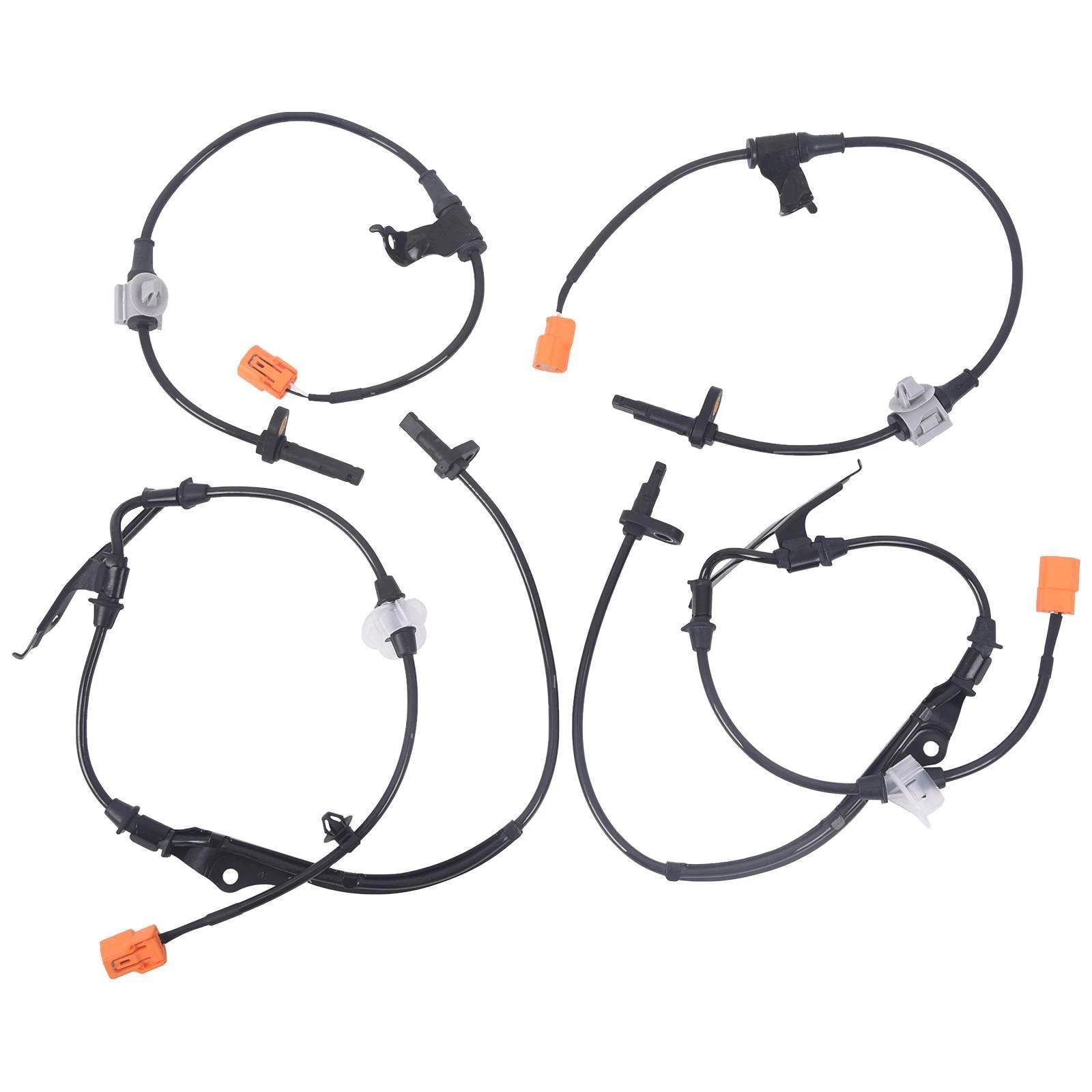 Set of 4 ABS Speed Sensors for Acura TSX (2004–2008) Honda Accord (2003–2007)