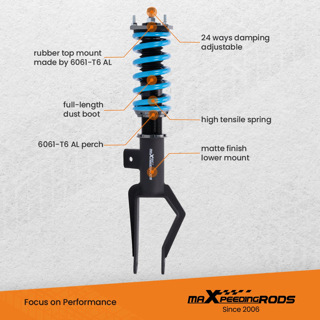 Coilovers Suspension Springs Kit for Tesla Model Y AWD (2020-2023)