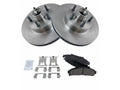Front Brake Pad and Rotor Kit for Mazda B2300 RWD (2001–2002) TZ314GP