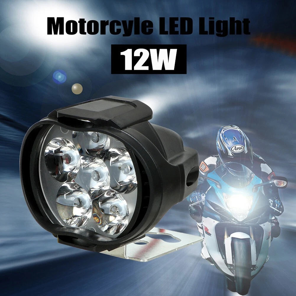 2X 6LED Front Head Lamp Headlight for ATV UTV (12V 10W)