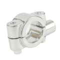 10mm Silver Handlebar Mirror Mount Clamp for Yamaha Honda Suzuki Kawasaki
