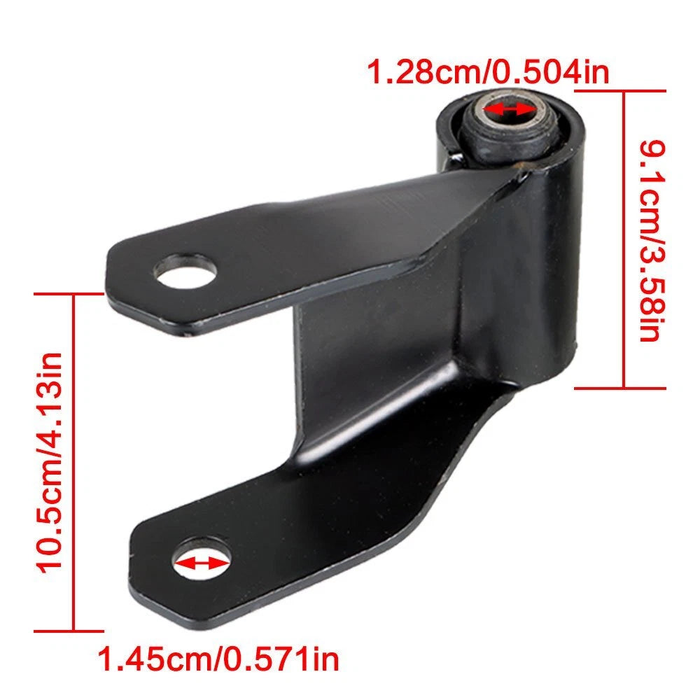 2X Rear Leaf Spring Hanger Bracket and Shackle Kit for Ford F-150