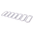 Replacement Chrome Polypropylene Front Grille Molding for 2015-18 Jeep Renegade