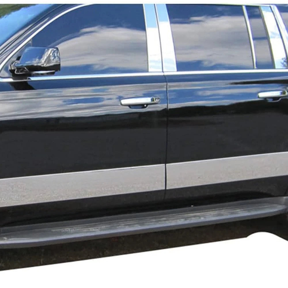 Luxury Rocker Trim Stainless Steel 4pc for Chevy Suburban (2015–2020)