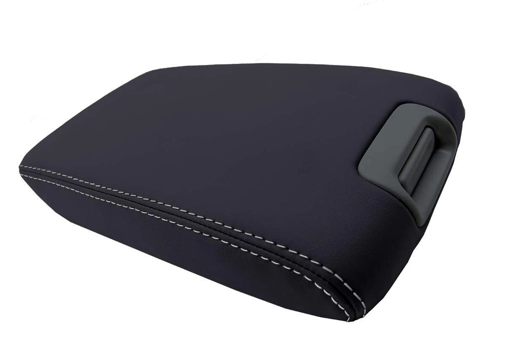 Leather Console Lid Armrest Cover for Acura RL (1996–2003) Gray Stitch
