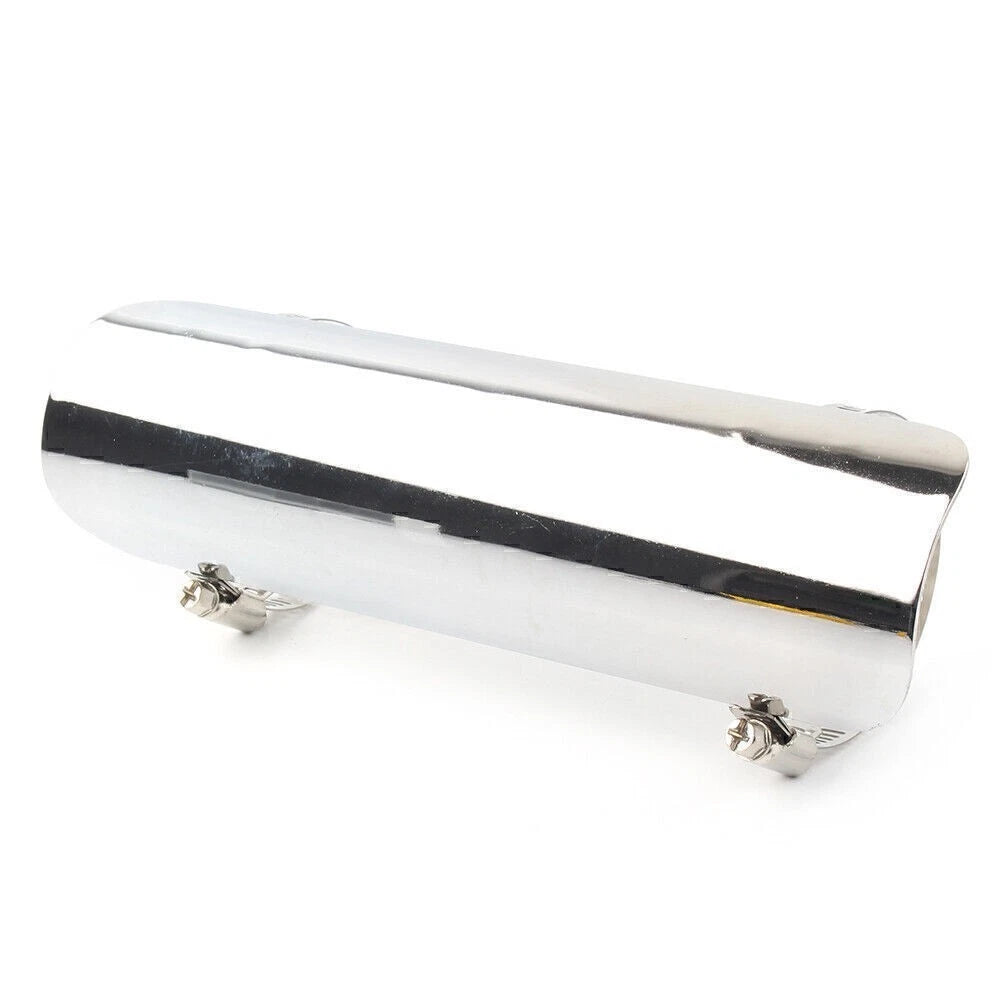 Exhaust Muffler Pipe Heat Shield Cover for Harley Motorcycle (Chrome)