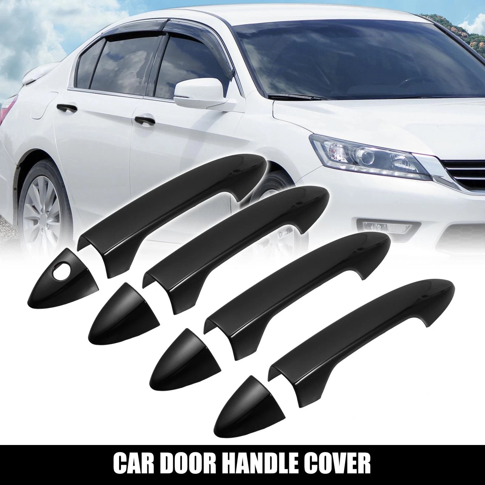 Set of 4 Car Door Handle Cover Trim for Honda Accord Pilot 