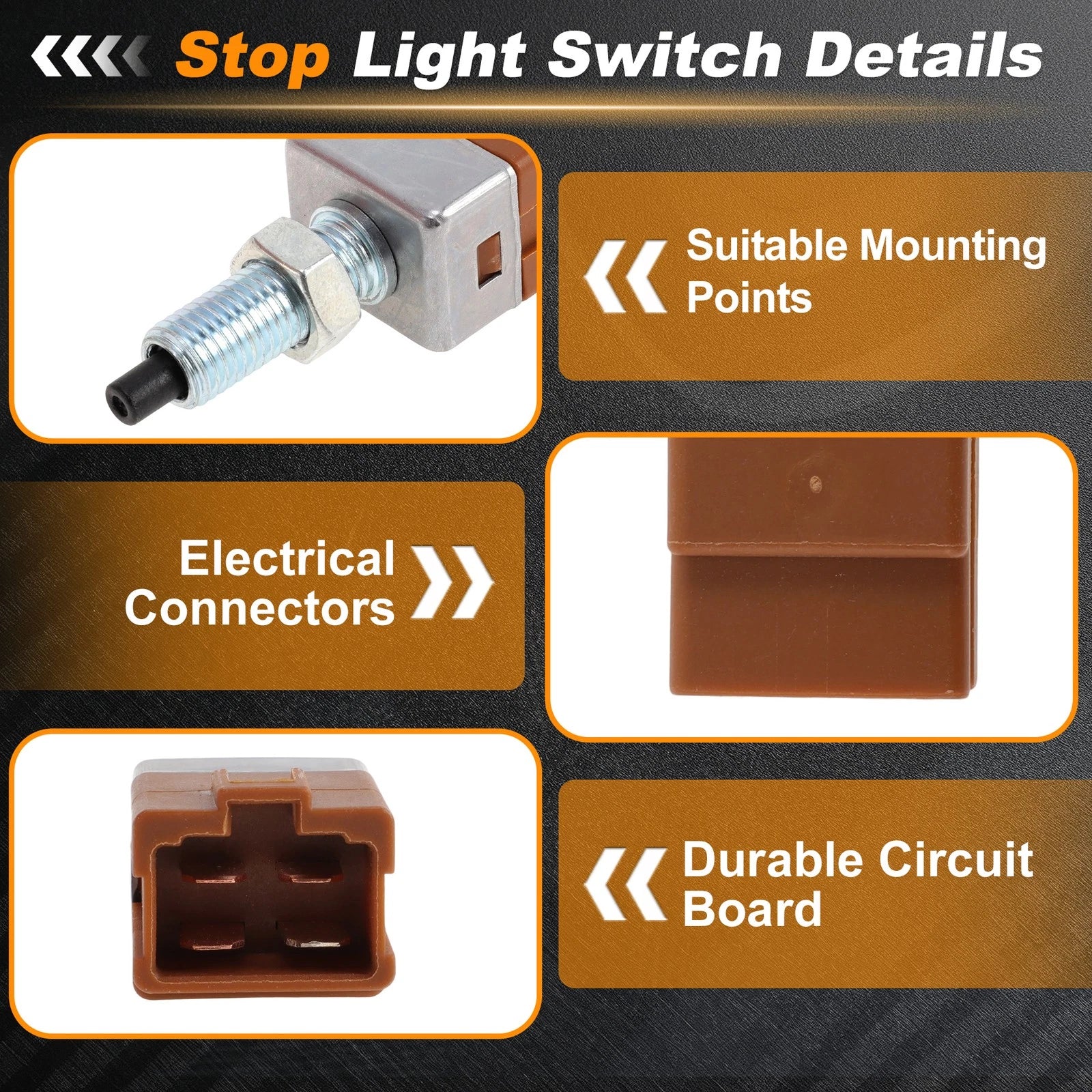 Brake Light Switch for Chevrolet Metro (1992) 30012789