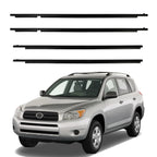 Set of 4 Window Scraper Seal Belt Weatherstrip for Toyota Rav4 (2006–2008)