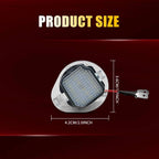 2X LED Under Side Mirror Puddle Lights for Jeep Cherokee (2014–2023) Dodge Dart (2013–2016)