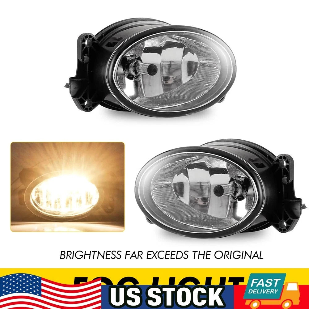 Fog Lights for Mercedes Benz E320 R320 E63 AMG (2007–2009) Clear Lens