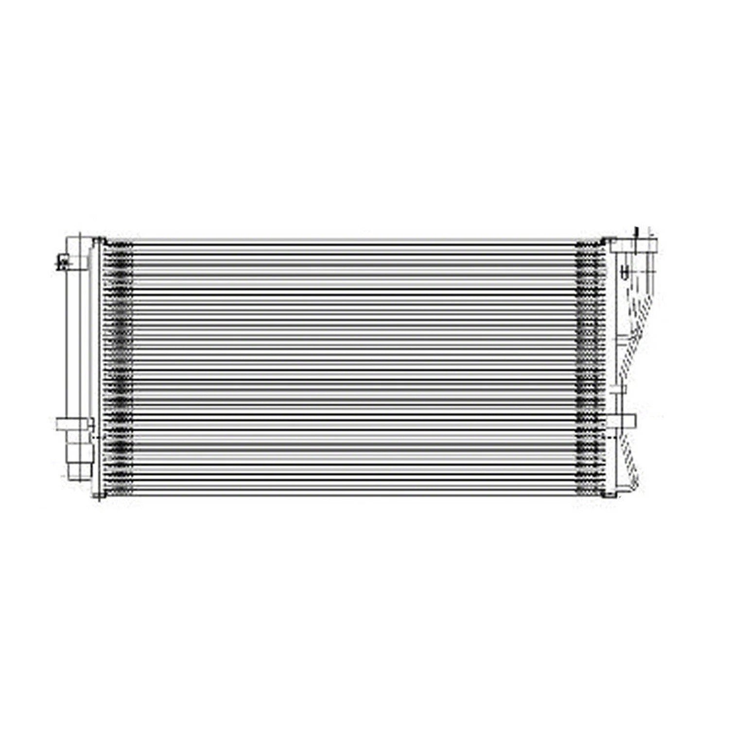 Replacement A/C Condenser w/Receiver Drier For 2011-2012 Kia Rondo (Canada)