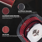 Air Filter Cleaner Element for Harley M8 Softail (2018–2023)