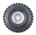 Set of 4 WANDA ATV Golf Cart Tires & Wheels 22.5X10-8 4PR with Silver Wheel