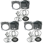 Triple Carburetor Rebuild Kit for Yamaha XL XLT 1200 GP1200R GPR1200 XL1200 XLT1200