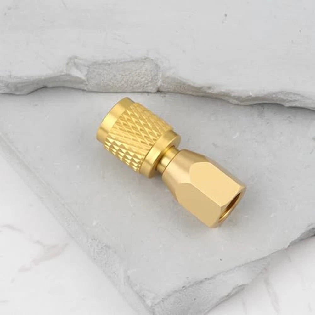 1/8 NPT Female to 1/4 SAE Female Quick Connector for HVAC Tools (HVAC)