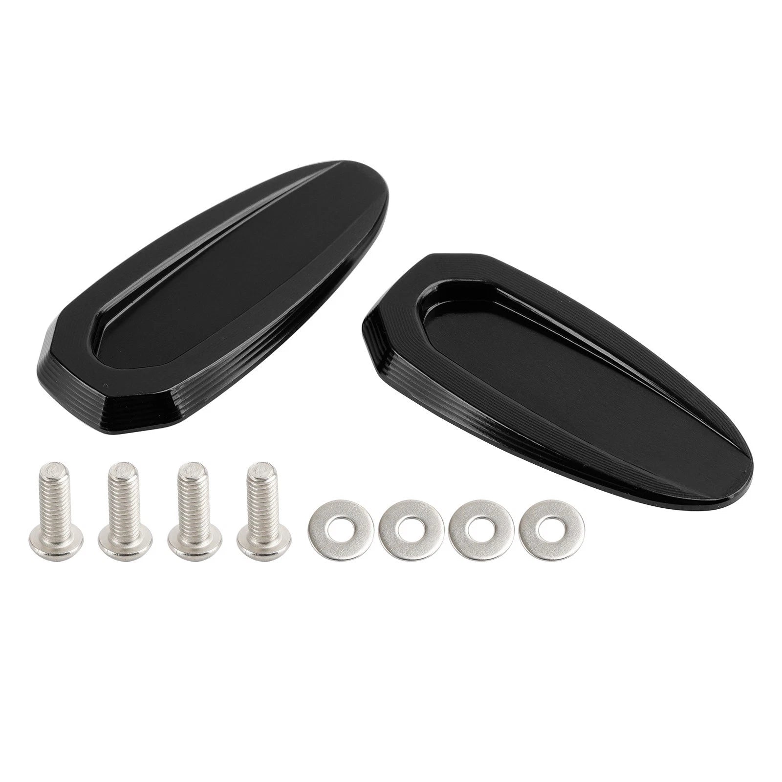 Aluminum Rear View Mirror Hole Caps for BMW S 1000 RR (2020–2023)