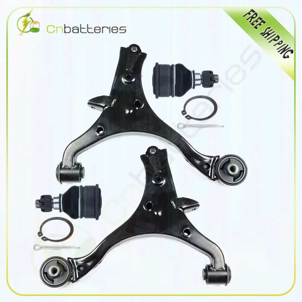Set of 4 Front Lower Control Arms & Ball Joints for Honda Civic Acura EL (2001–2005)