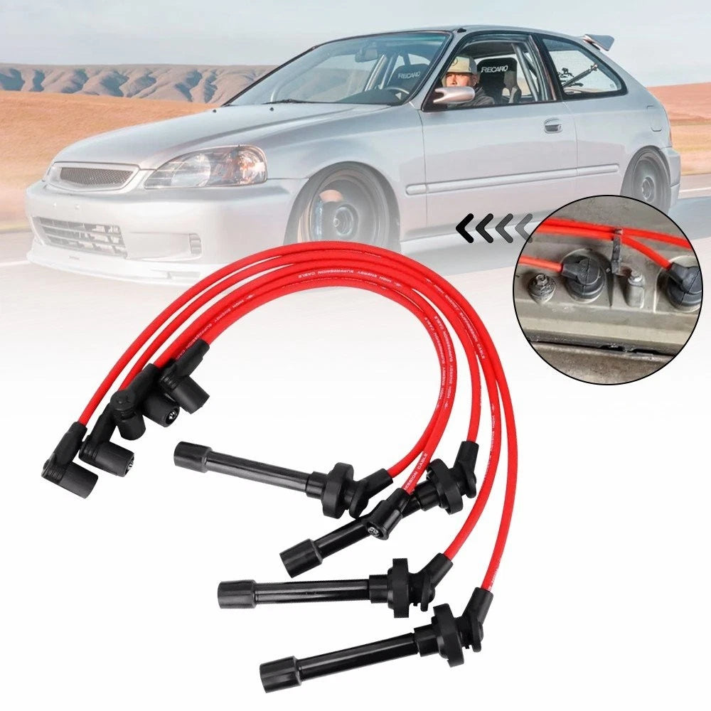 5PCS Spark Plug Wire Set for Honda Civic/Del Sol (1992–2000/1993–1997) EPY