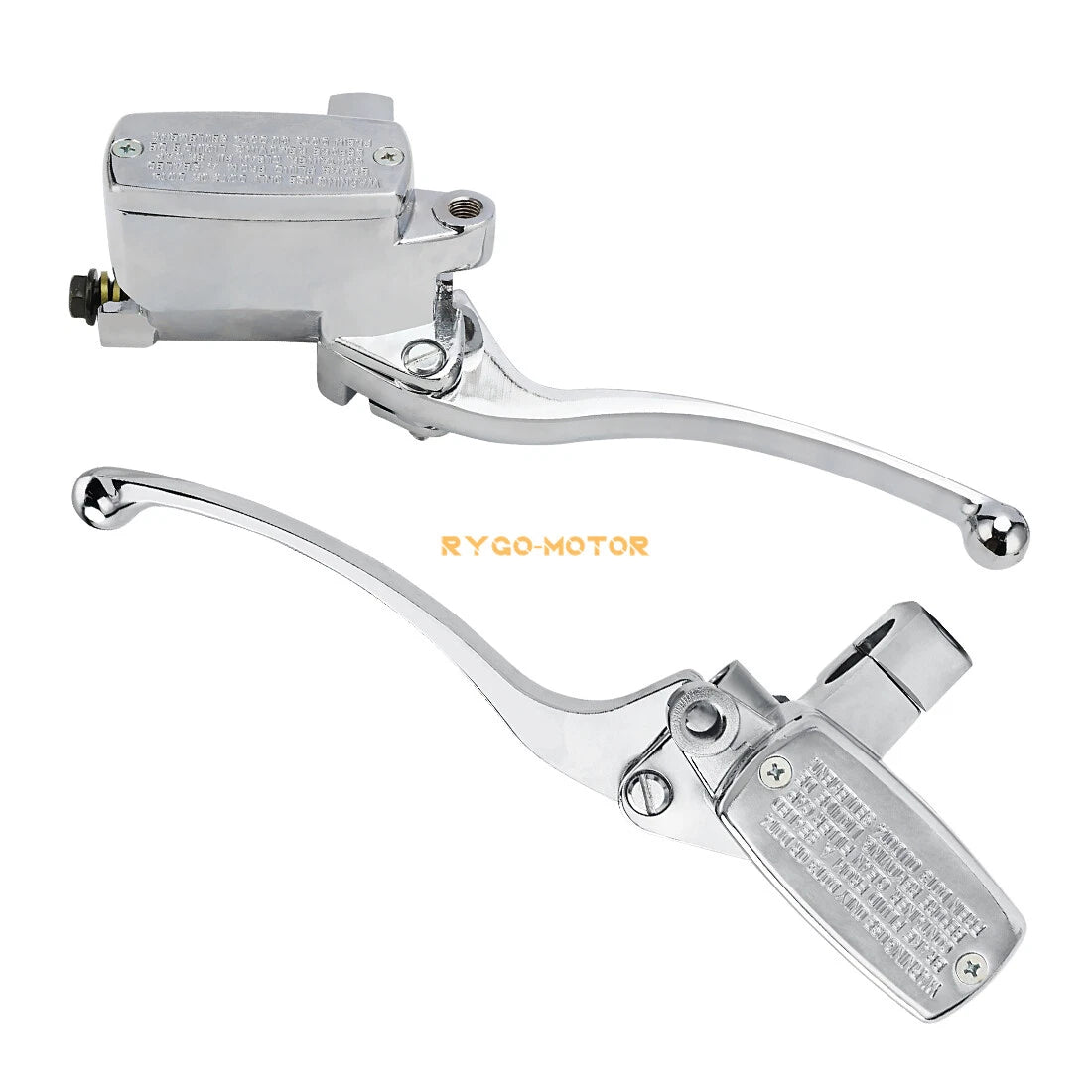 1" Motorcycle Handlebar Hydraulic Brake Master Cylinder & Clutch Lever for