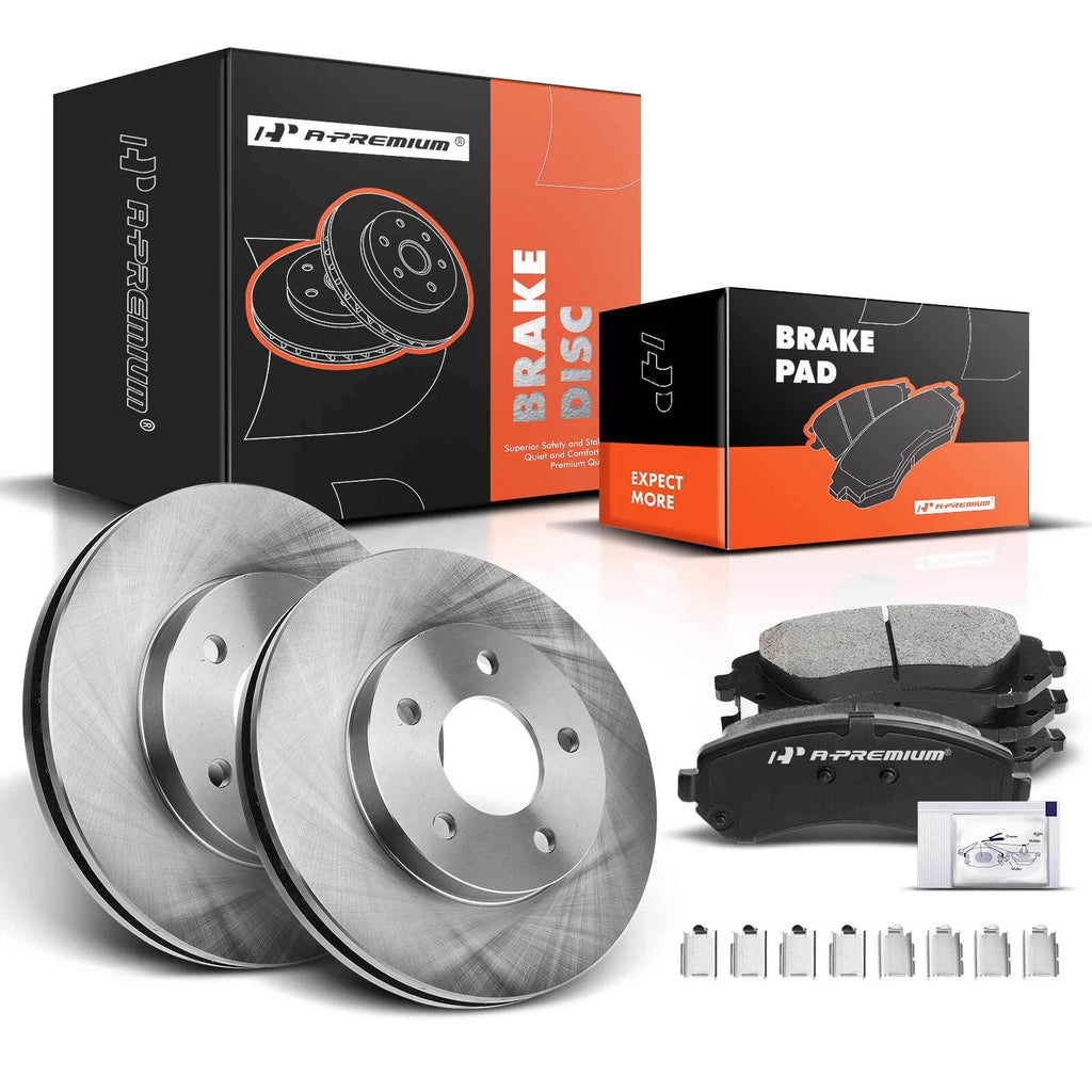 Front Disc Brake Rotors & Ceramic Pads for Buick Rendezvous Pontiac (1997–2004)