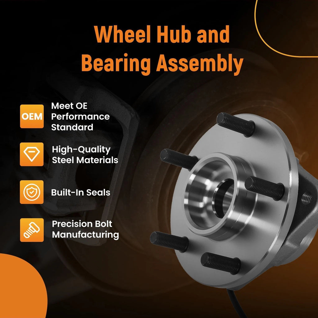 Front 5 Bolt Wheel Hub for GMC Jimmy Blazer (1998-2005) 2WD