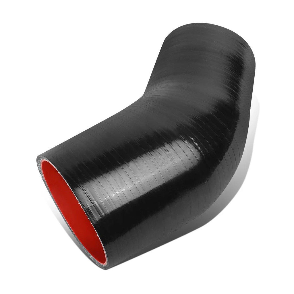 3" to 3.5" 200PSI Turbo Intercooler Silicone Reducer Hose Pipe Black