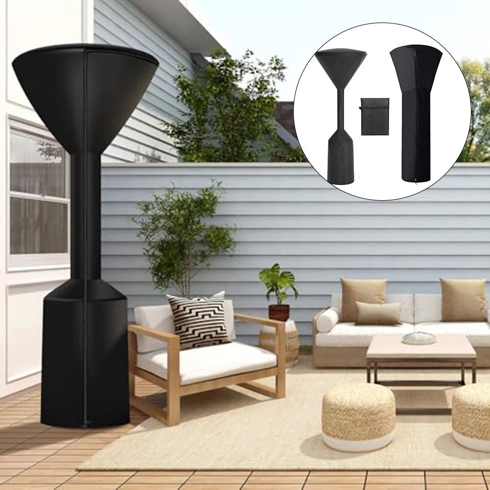 Round Patio Heater Cover for Outdoor Gas Heaters (Heavy Duty Oxford Fabric)