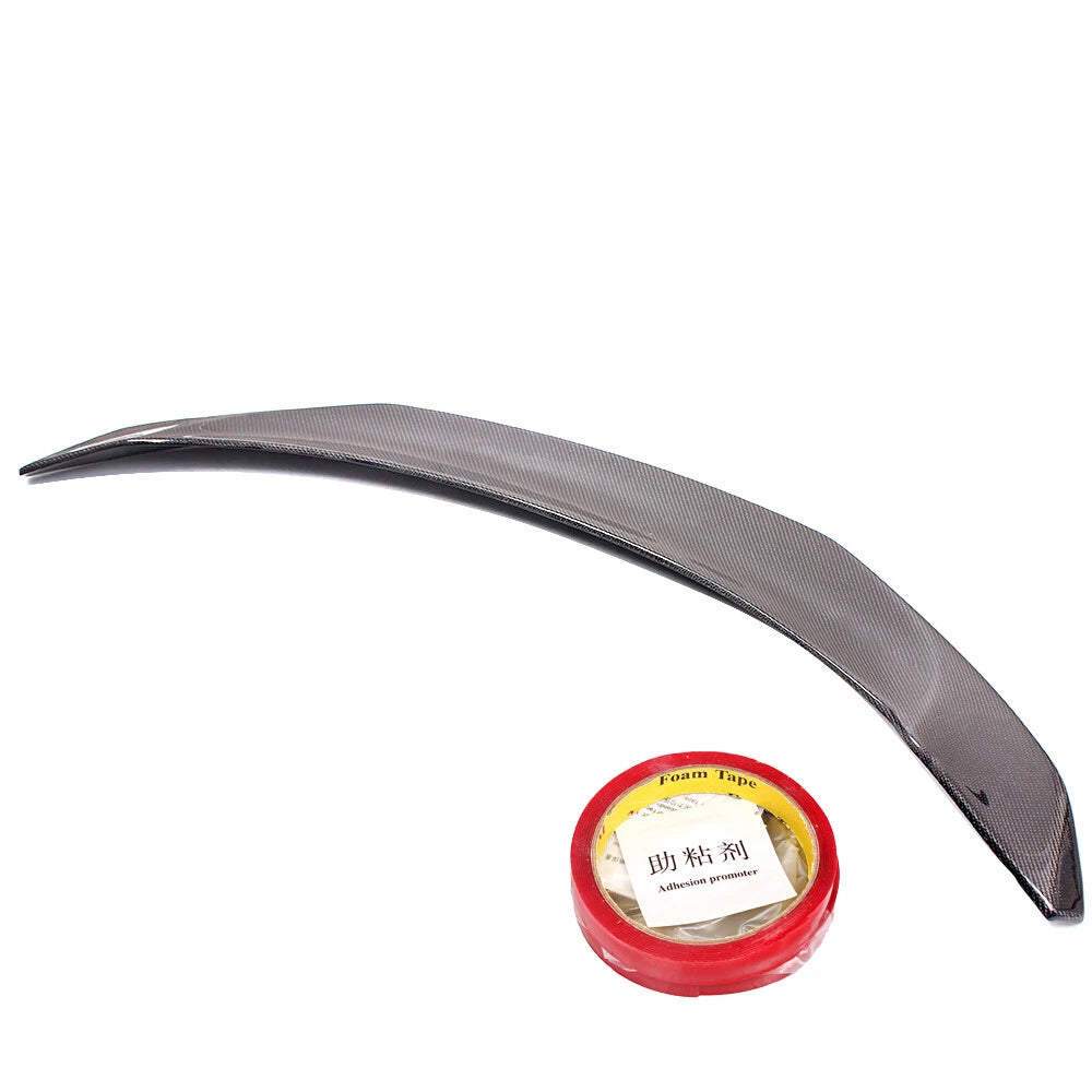 V Style Carbon Fiber Rear Trunk Spoiler for Model 3 (2017–2023)