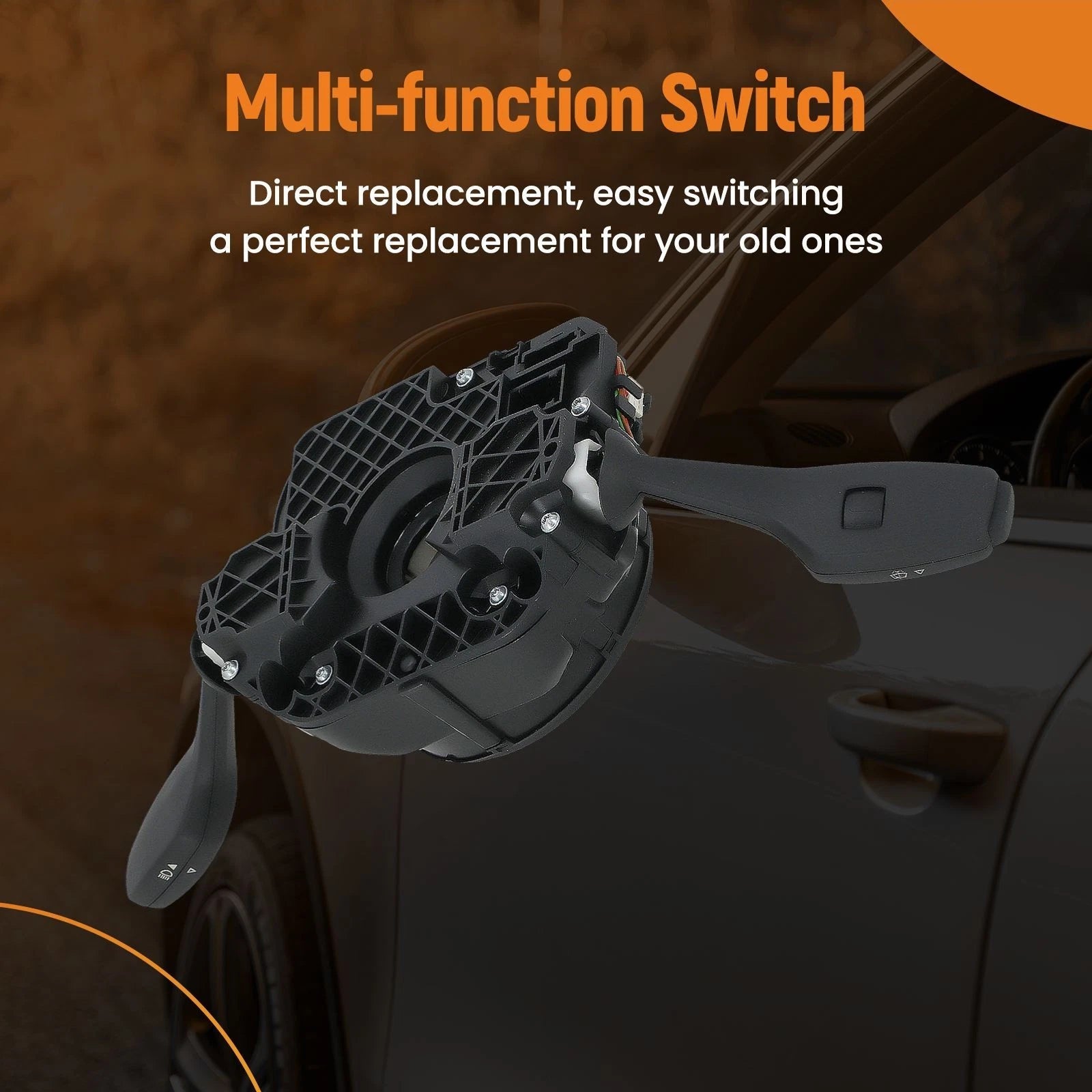 Turn Signal and Wiper Switch Assembly for BMW 528i 535i 740i 640i 650i (2013–2019)
