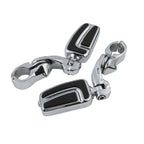 1.25'' Short Angled Highway Engine Guard Footpegs for Harley (Chrome)