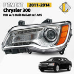 HID Xenon Chrome Headlight for Chrysler 300 (2011–2014) Left Driver Side