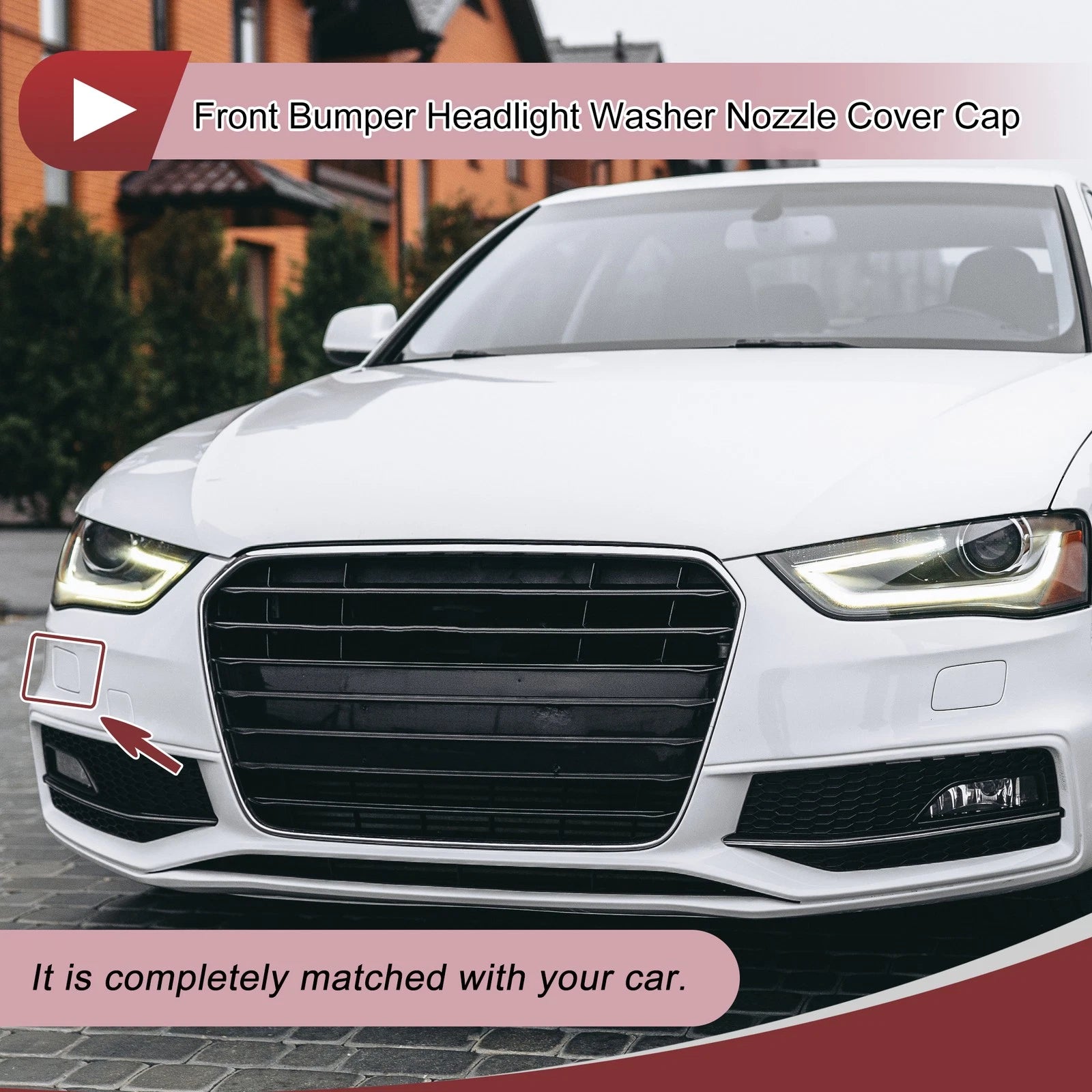 Front Right Washer Nozzle Cover Cap for Audi A4 Avant (2015–2019)