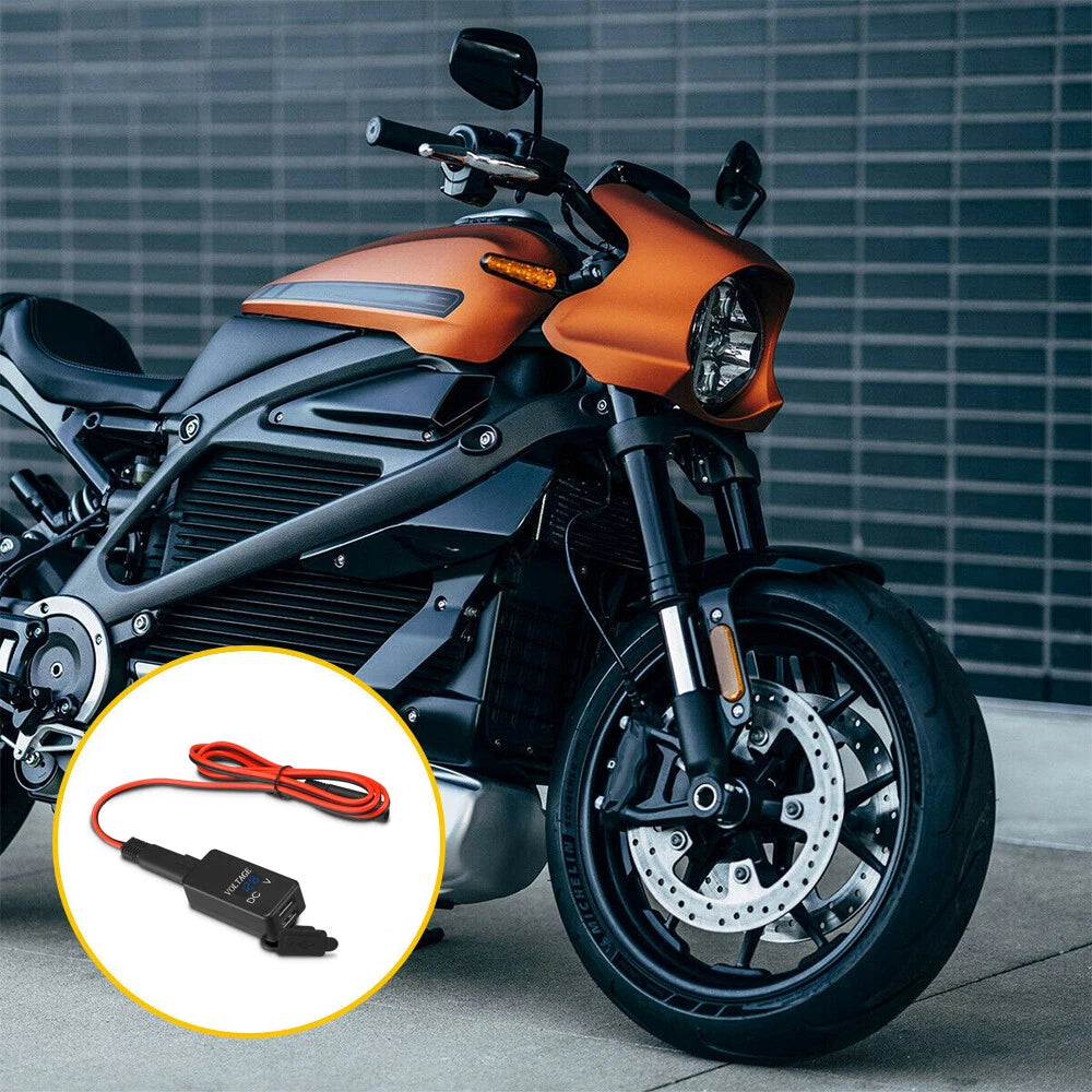 Dual USB Phone Charger Adapter for Motorcycle (Waterproof)